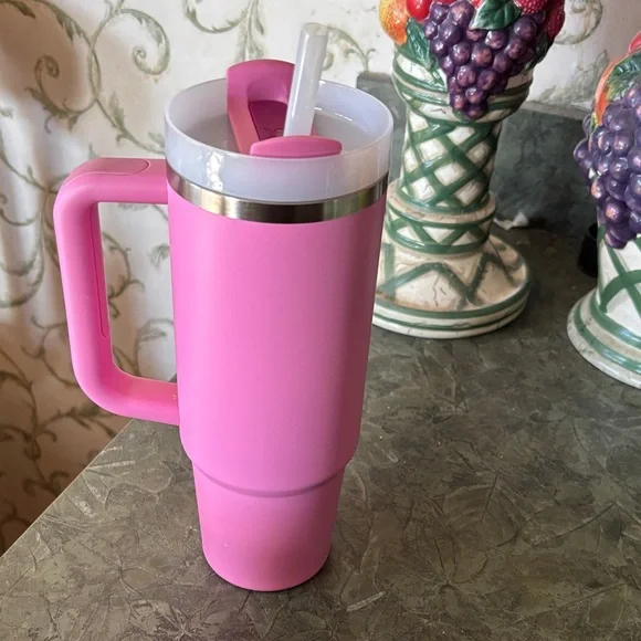 Stanley Pink Insulated Travel Mug - Picture 2 of 5